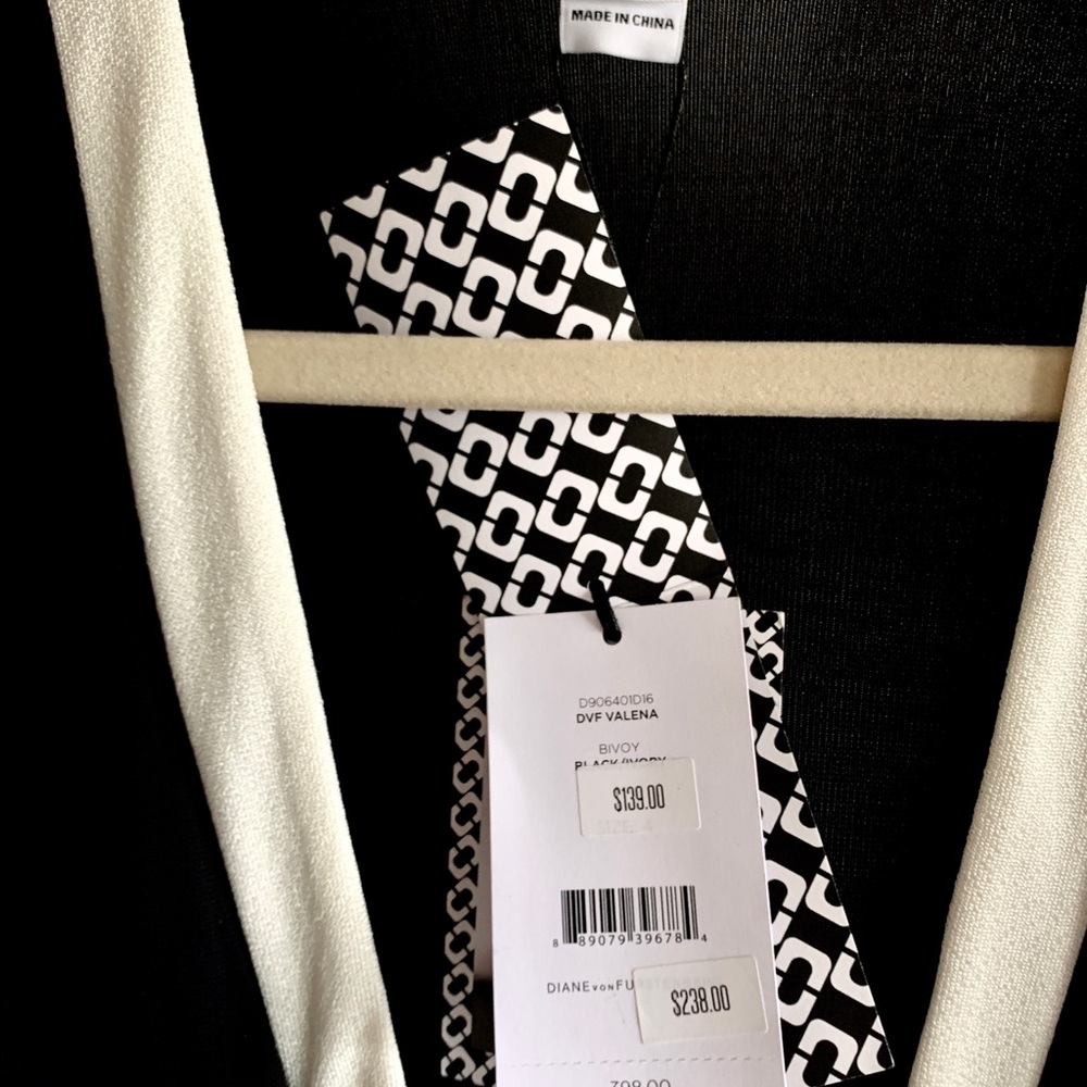 NWT DVF Valena Sleeveless Jersey Wrap Dress - Picture 10 of 12